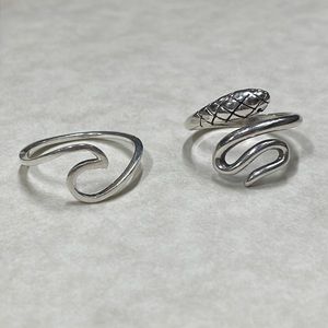 Lot of 2 Sterling Silver 925 Rings